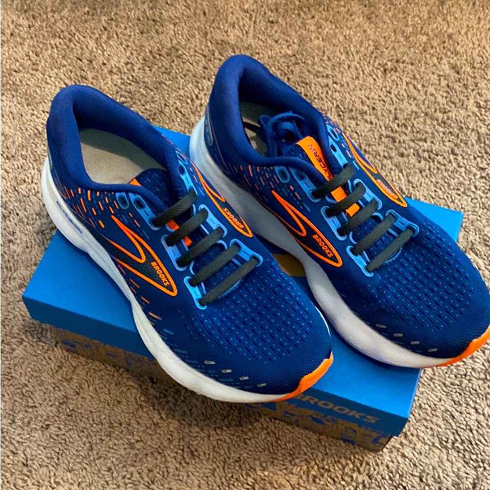 Brooks - Blue and orange running shoes!